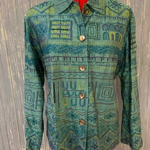 NWT Chicos size 1 easy jacket.